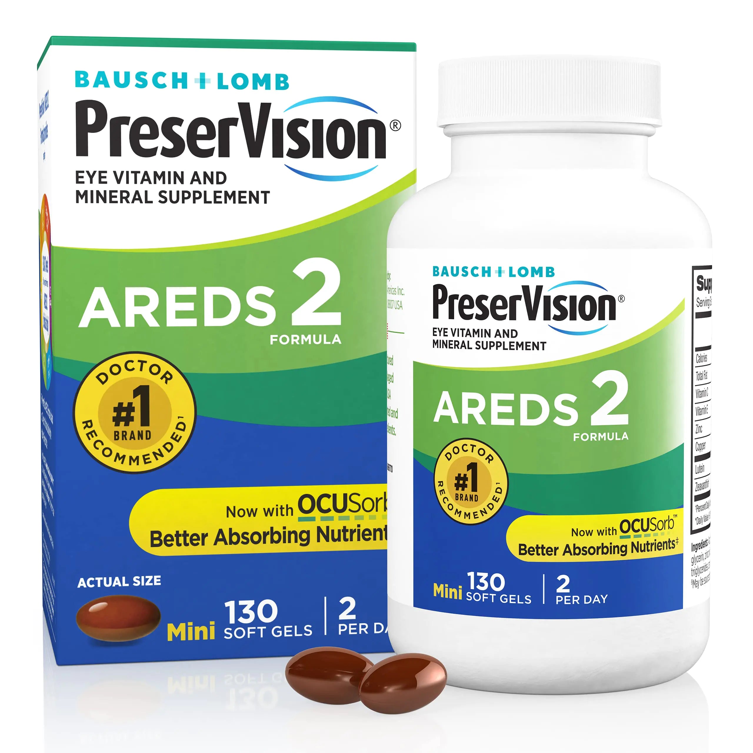 PreserVision AREDS 2 Eye Vitamin C + E